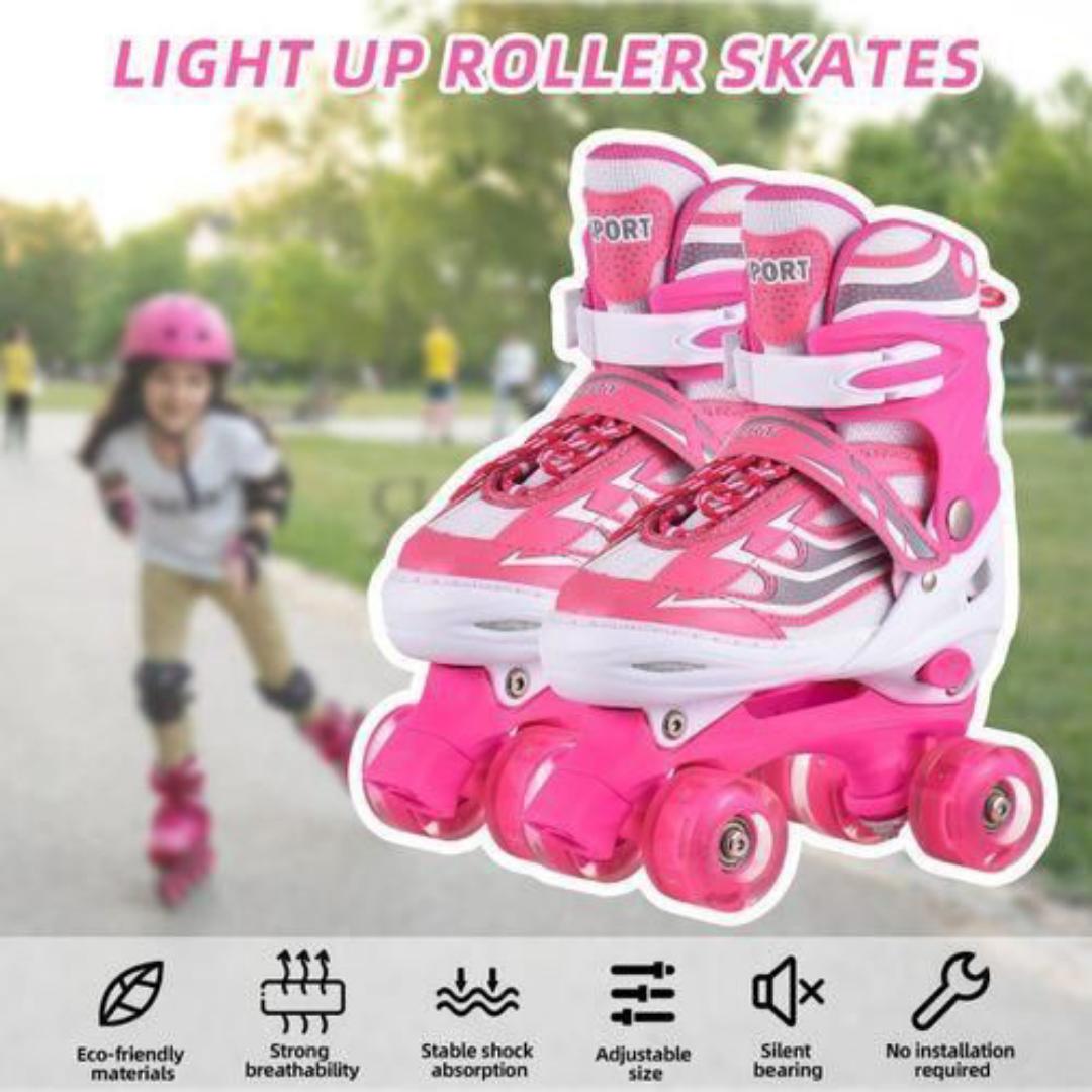 Pair of High Quality Quard Kid's Rollers Skates Shoe