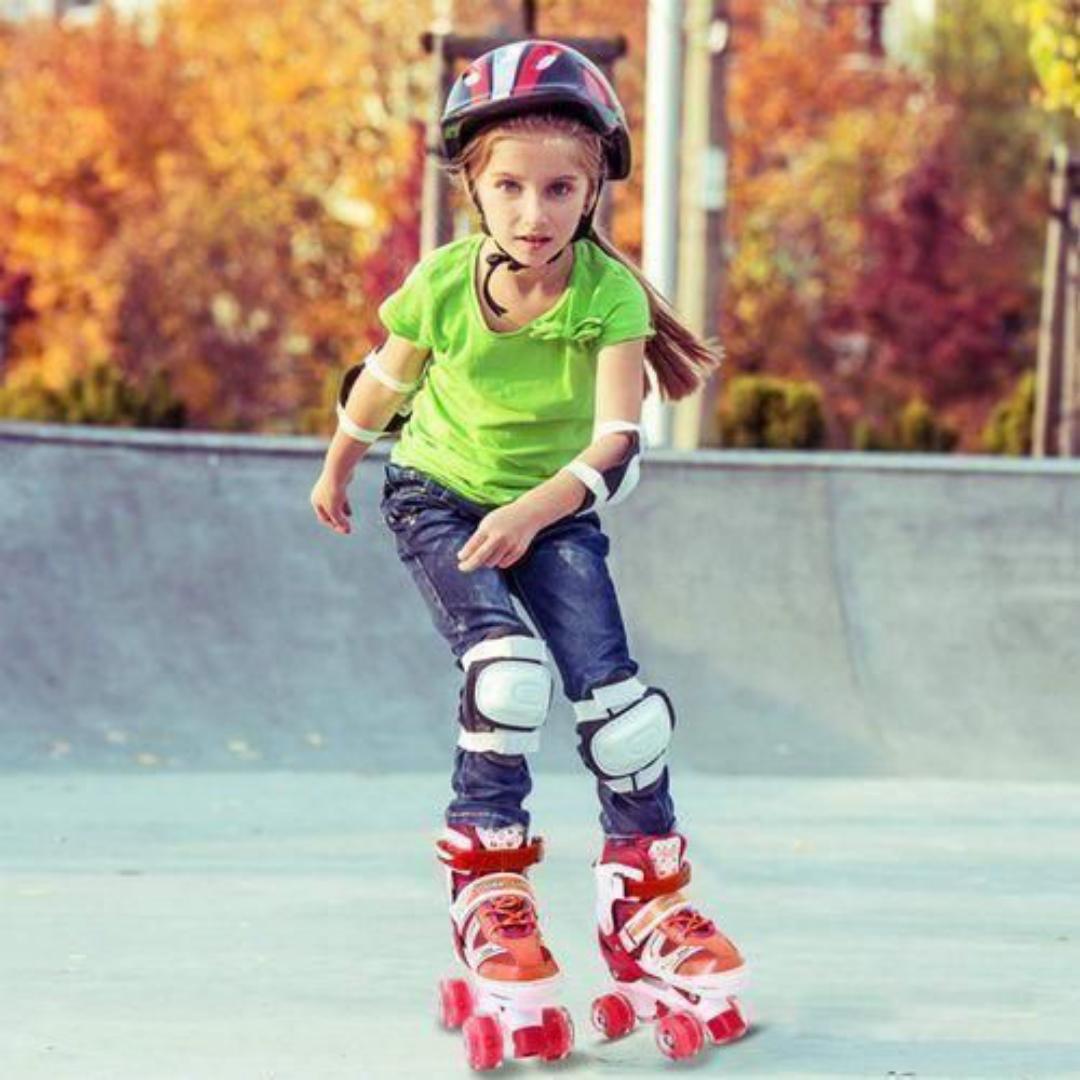 Pair of High Quality Quard Kid's Rollers Skates Shoe