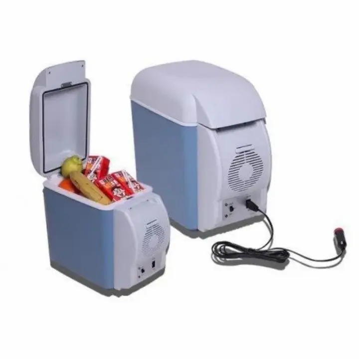 7.5L Portable Car Fridge & Warmer 🚗❄️🔥 – Compact Mini Cooler & Heater for Drinks & Food, Dual Function Travel Fridge for Road Trips, Camping & Everyday Use