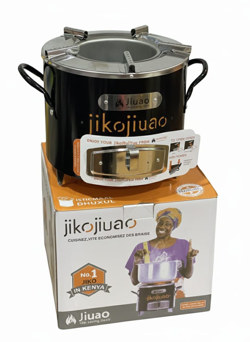 (PROMOTION) JIUAO Medium Size Charcoal Jiko 🔥🍳 – Durable Makaa Stove, Energy Efficient Cooker for Outdoor & Home Use, Strong Metal Build for Fast & Even Cooking