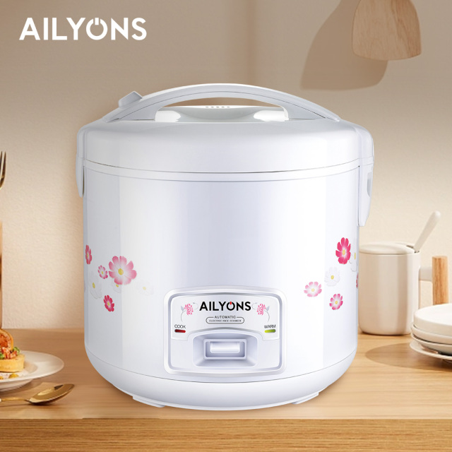 🍚 AILYONS RCX-18B01 1.8L Non-Stick Rice Cooker 3 IN 1– Compact, Efficient & Stylish Kitchen Essential ✨White