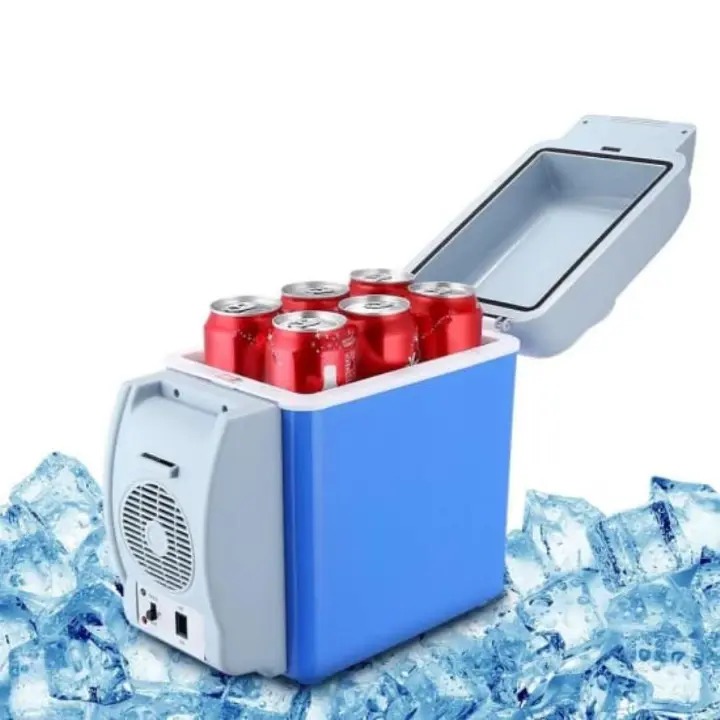 7.5L Portable Car Fridge & Warmer 🚗❄️🔥 – Compact Mini Cooler & Heater for Drinks & Food, Dual Function Travel Fridge for Road Trips, Camping & Everyday Use