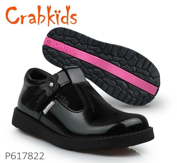 Crabkids School Shoes. Girls School Shoes. Wetlook School Shoes for Girls. Can also be used as Doll Shoes and Official Shoes. Size 25-42. Small Fitting, Pick Next Size