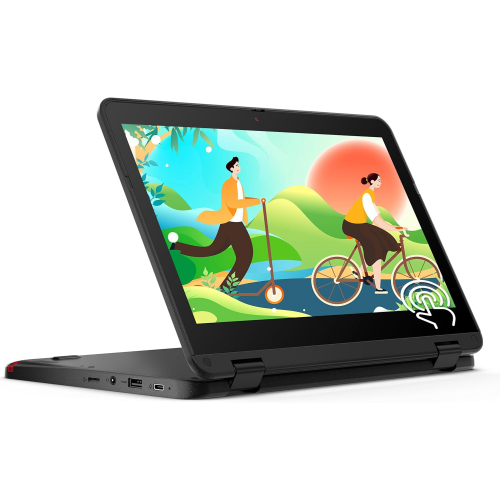 Brand Lenovo Touchscreen Windows 11 4GB RAM Laptop Intel Processor, 128GB SSD 12" HD Display, High Performance Fast & Lightweight Notebook, Upgradable 500GB Cloud Storage Plus Free Wireless Mouse Gift