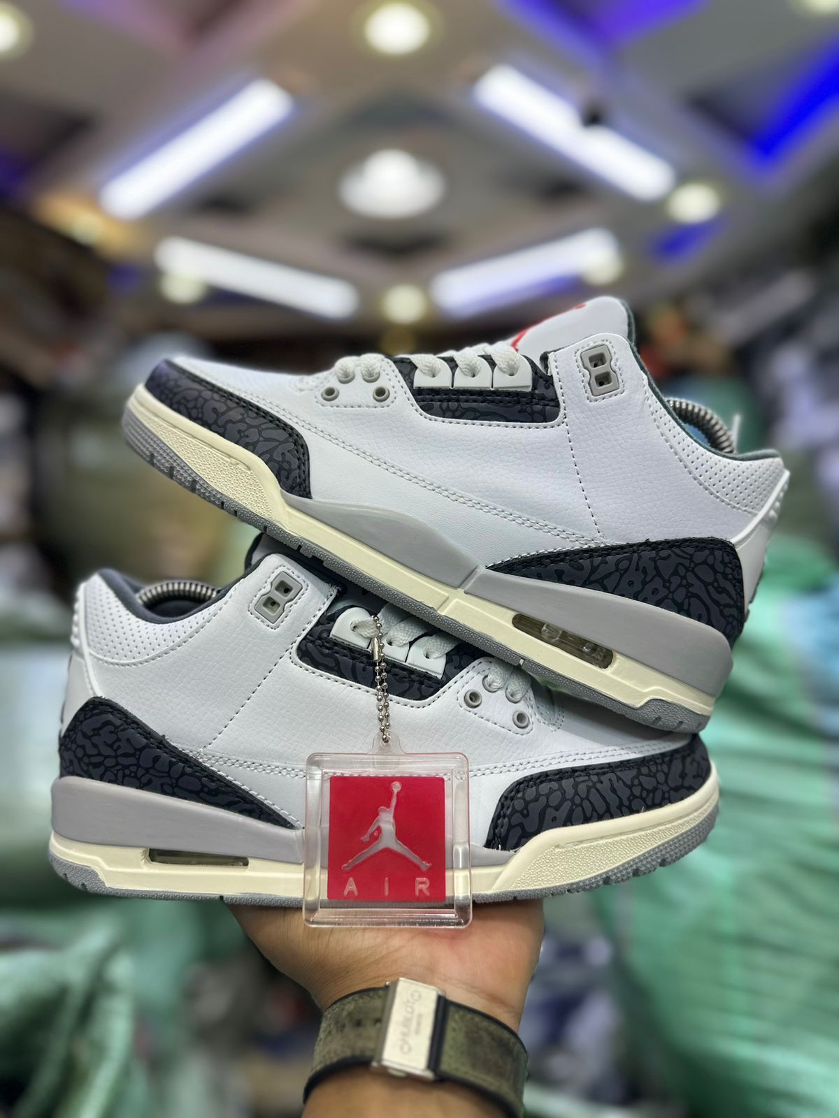 🔥🔥🔥Air Jordan 3 UNC OG Quality Pure Leather Sneaker