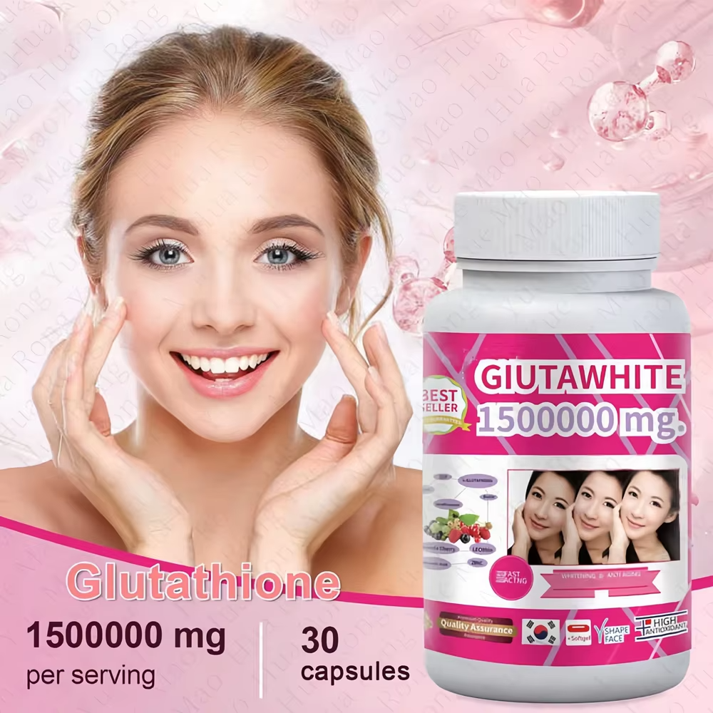 Gluta White Glutathione Supreme White 1500000mg Anti Aging Capsules.