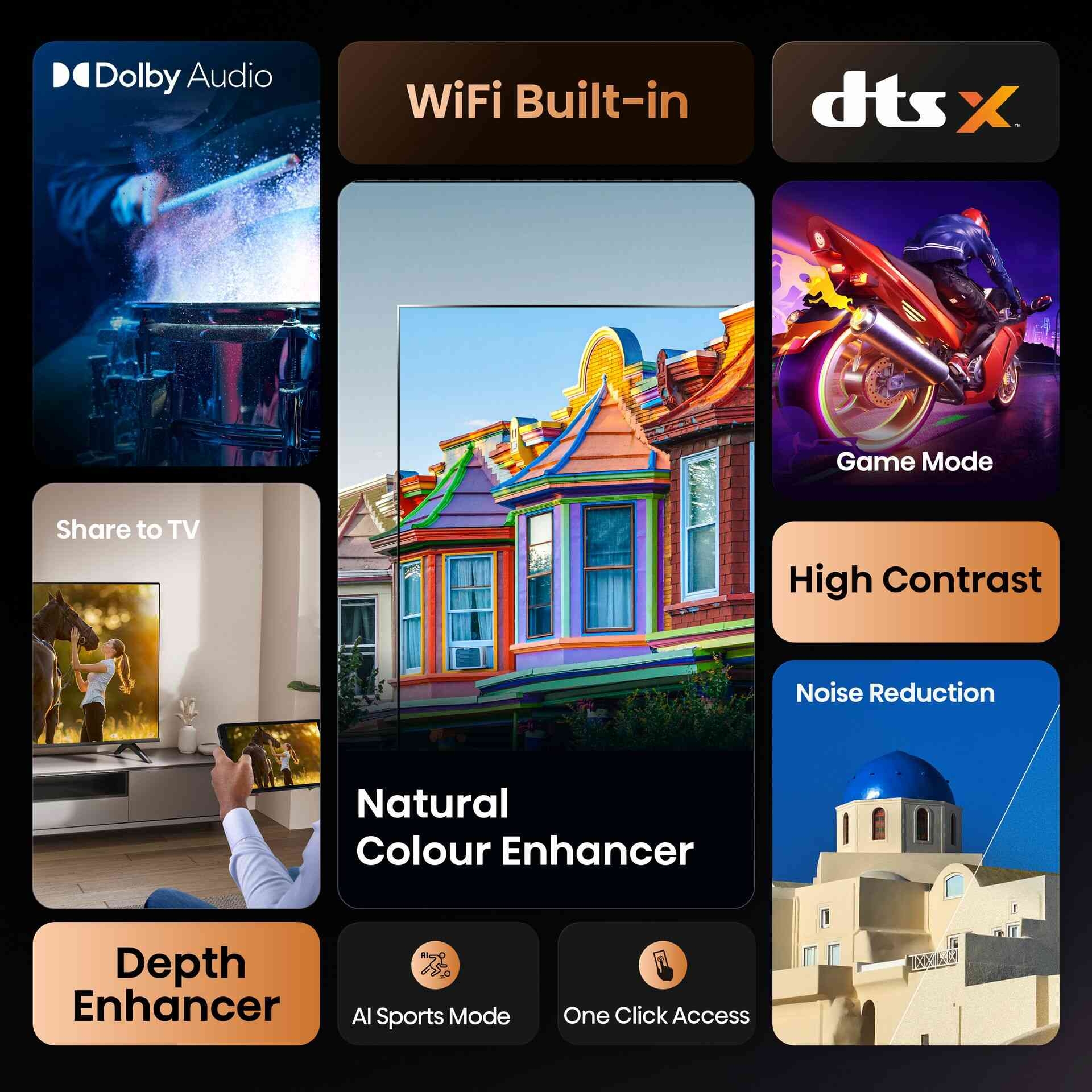 HISENSE 65" INCH 65Q6 QLED 4K SMART TV,FRAMELESS TV,BLUETOOTH-ENABLED,DOLBY AUDIO,VOICE CONTROL,NETFLIX,YOUTUBE-2 YEARS WARRANTY