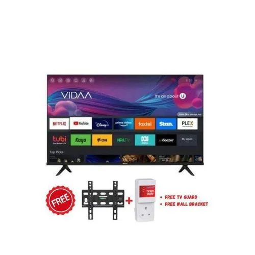 VISION PLUS 55 INCH VP8855QV QLED 4K SMART TV FRAMELESS V+ OS,NETFLIX OFFICIAL SMART CONTENT TV, DOLBY AUDIO,YOUTUBE,2 USB,3 HDMI+ FREE TV GUARD AND WALL BRACKET- 2YRS WARRANTY
