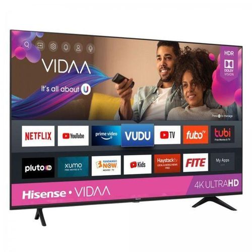 HISENSE  43'' INCH 43A6 SMART TV ULTRA HD 4K LED TV , BLUETOOTH ENABLED TELEVISION, HDR FRAMELESS, NETFLIX,YOUTUBE TV,DOLBY AUDIO,VIDAA OS +FREE WALL BRACKET AND TV GUARD-2YR WARRANTY