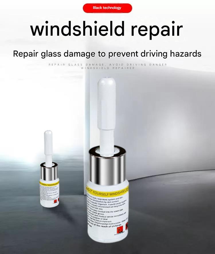 Car glass repair tools, windshield crack repair fluid, DIY