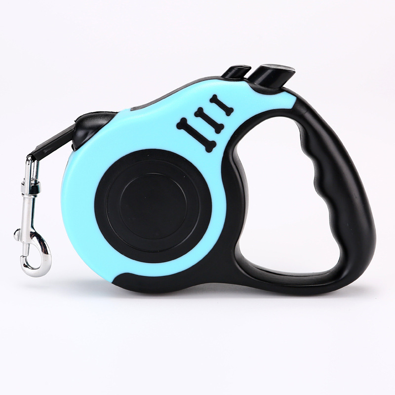 Dog leash, automatic retractable, anti-breakage, suitable for small and medium-sized dogs, including Teddy, Corgi, and cats.
