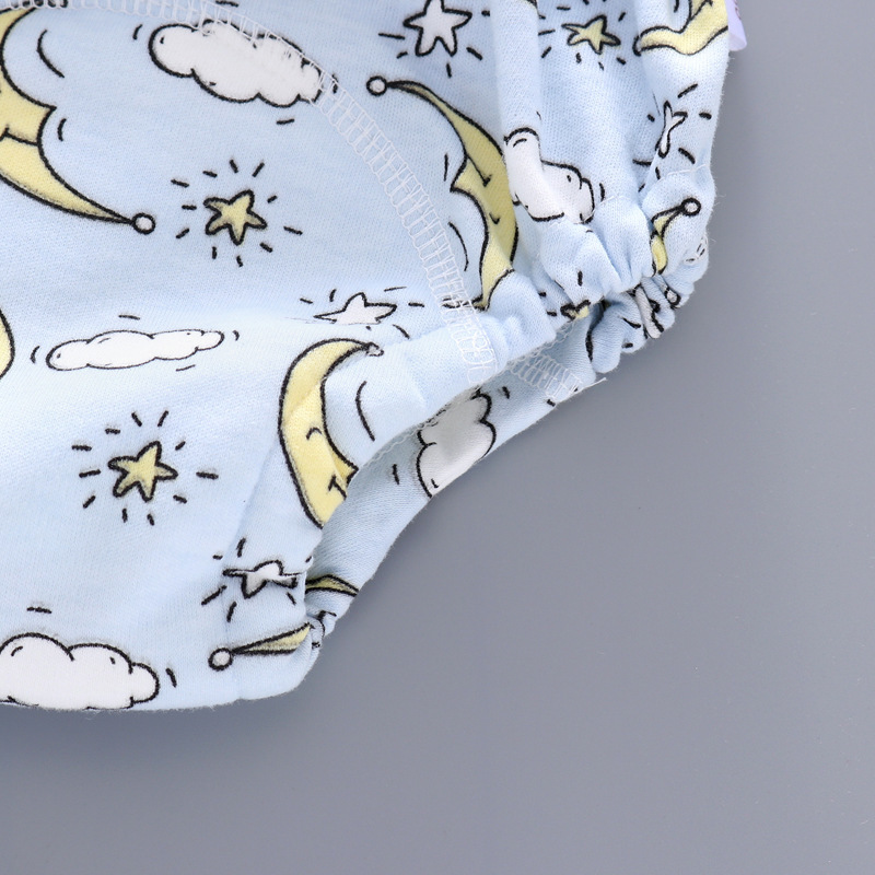 Baby training pants, washable 6-layer gauze diaper cover, breathable cloth diaper pants.