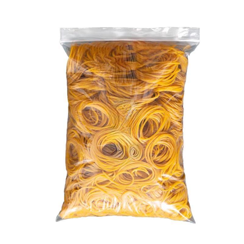 High-elasticity, durable rubber bands, yellow cowhide rubber bands, high-temperature resistant rubber rings for hair perming, industrial rubber bands.