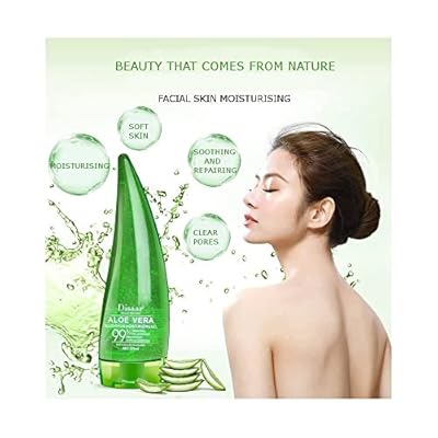 Dr. Dess Aloe Vera Soothing Gel Sunburn Repair Gel 99% Natural Vera Content Treat Sunburns and Repairs Skin Faster Hydrating and Moisturizing gel