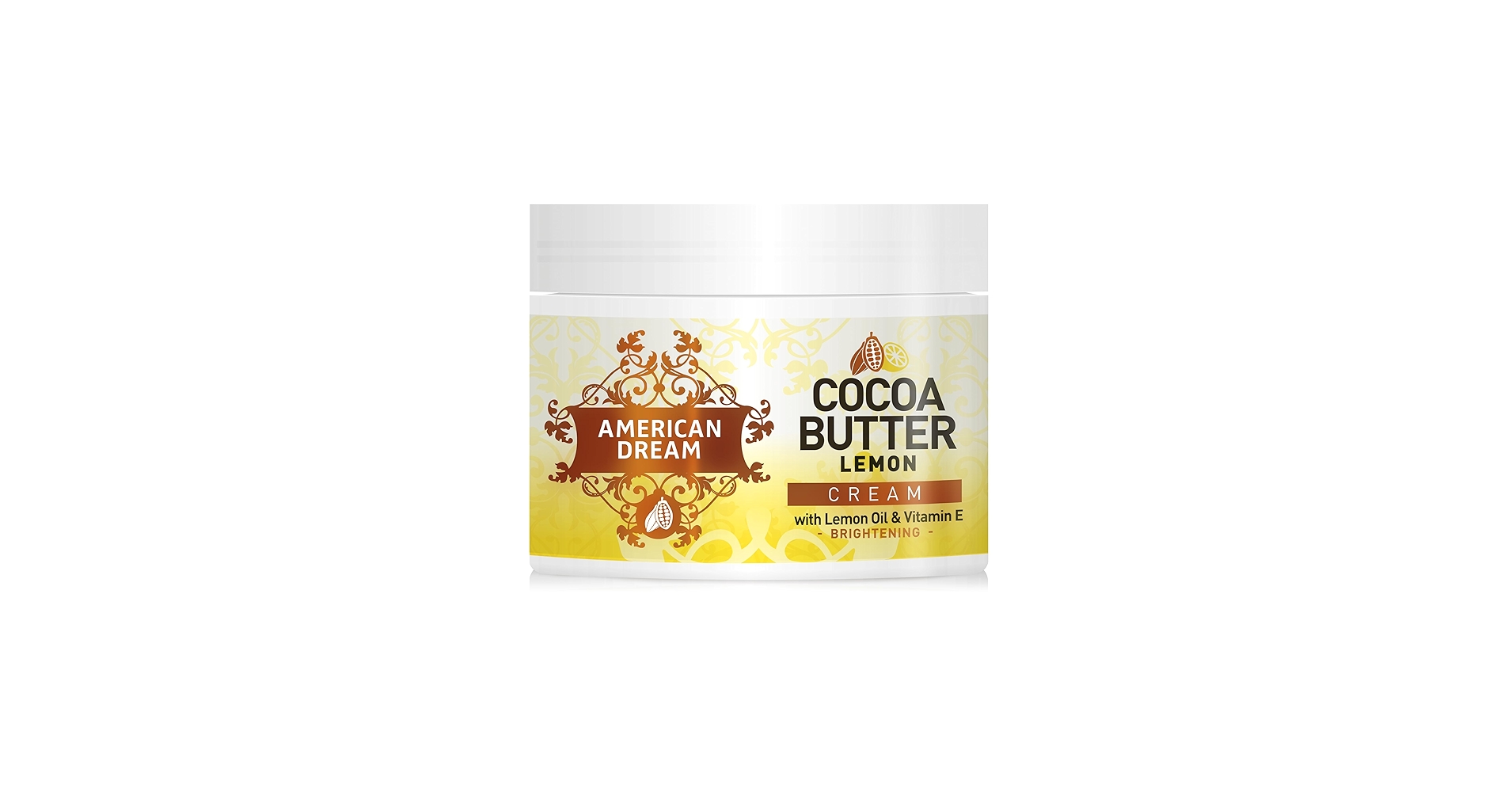 American Dream Cocoa Butter Lemon Brightening Cream Infused With Lemon Oil & Vitamin E 500ml