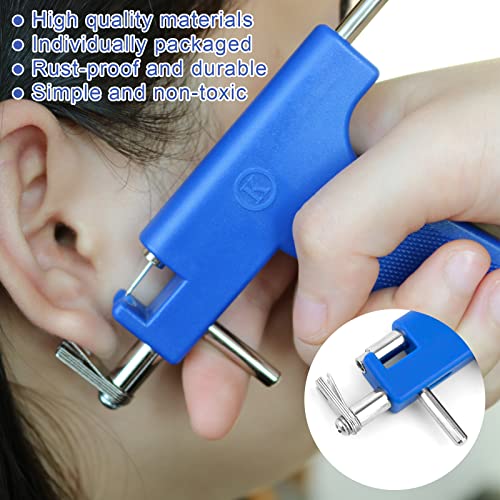Latest Safety Professional Ear Piercing Gun Tool Set with Earrings Plugs Studs Ear Nose Lips Body Piercing Machine Fashion Metal Piercing Gun Body Jewellery Gifts  Reusable Tools Beauty Kit Set