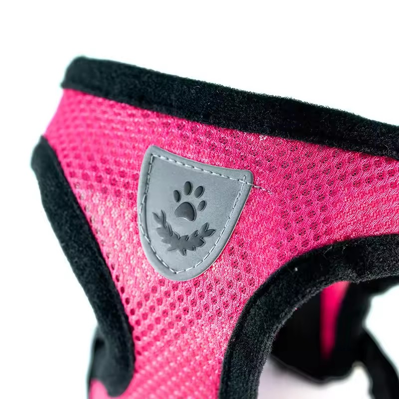1PC Summer small dog pet chest and back breathable dog chest and back suit cat outdoor traction rope child collar