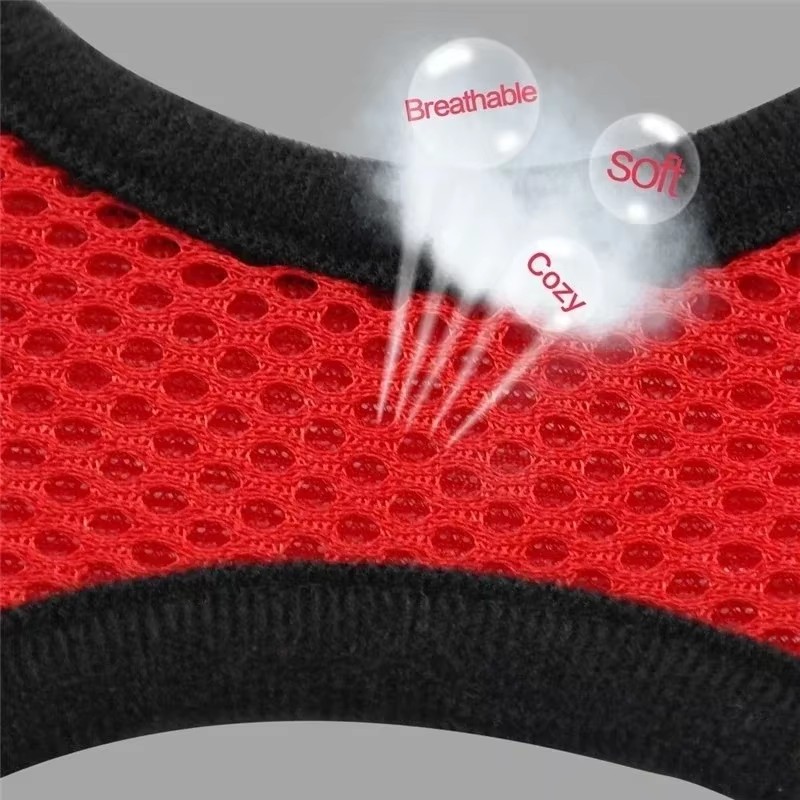 1PC Summer small dog pet chest and back breathable dog chest and back suit cat outdoor traction rope child collar