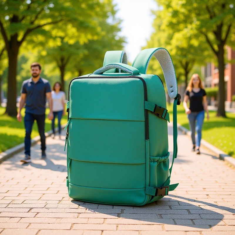 Casual Lightweight Large Capacity Oxford Cloth Backpack for Business Travel And Computer Storage Comfortable Padded Strap