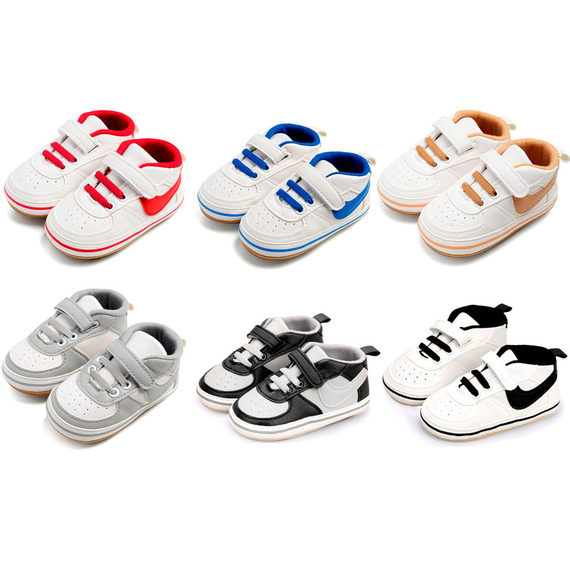 0-18 Months Newborn Baby Shoes Classic Fashion Casual Sports Shoes for Boys and Girls Non slip Soft Sole Walking Shoes