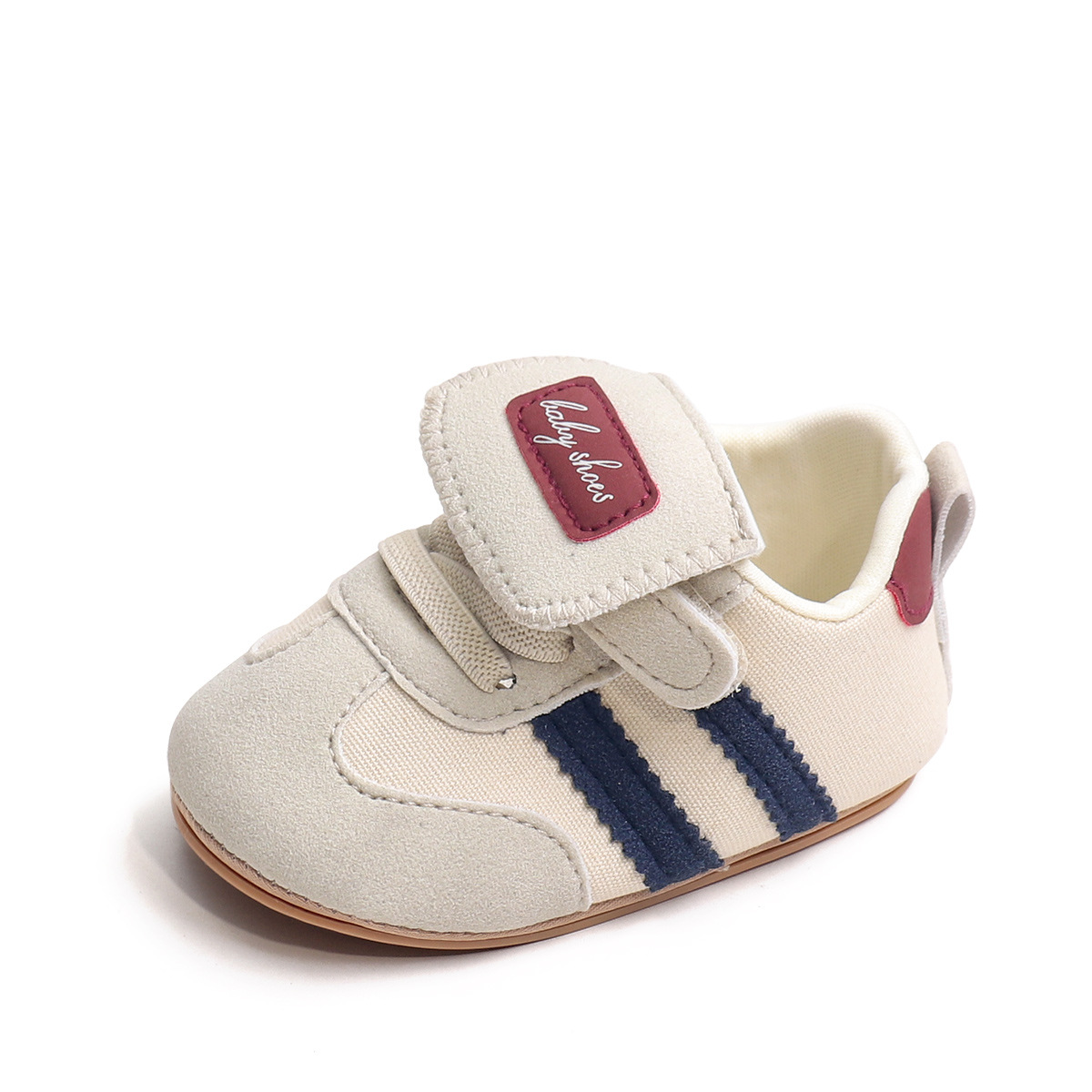 Spring And Summer Newborn Baby Boys And Girls First Walking Shoes Casual Sports Style Indoor Outdoor Toddler Shoes With TPR Sole
