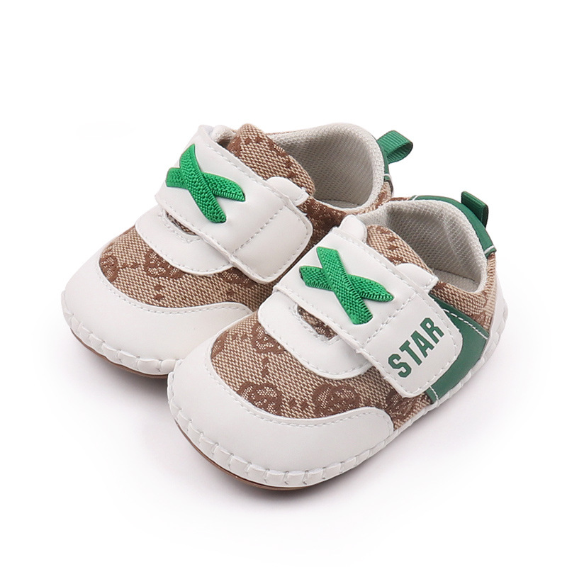 2026 Spring and Autumn Boys and Girls Soft Rubber Sole 0-1 Years Old Baby Anti-Slip Leisure Shoes for Learning to Walk