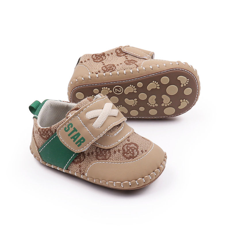 2026 Spring and Autumn Boys and Girls Soft Rubber Sole 0-1 Years Old Baby Anti-Slip Leisure Shoes for Learning to Walk