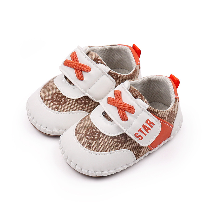 2026 Spring and Autumn Boys and Girls Soft Rubber Sole 0-1 Years Old Baby Anti-Slip Leisure Shoes for Learning to Walk