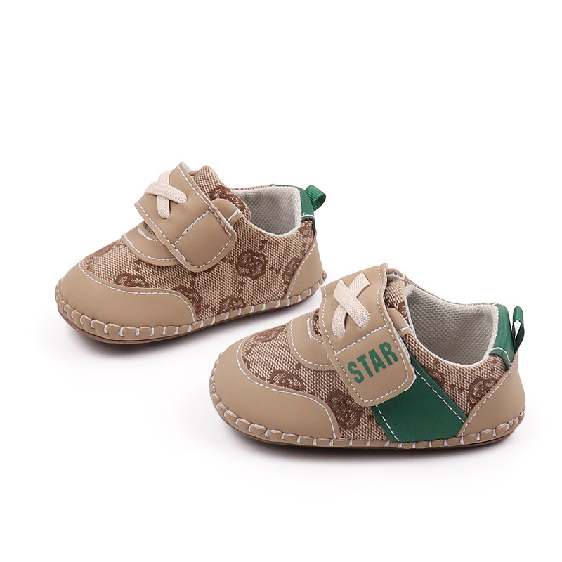 2026 Spring and Autumn Boys and Girls Soft Rubber Sole 0-1 Years Old Baby Anti-Slip Leisure Shoes for Learning to Walk