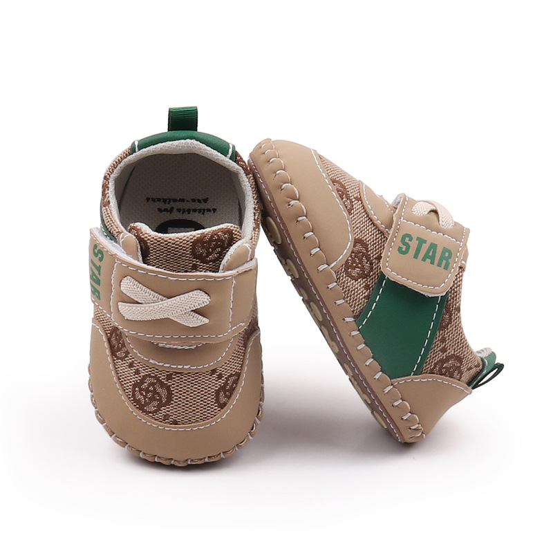 2026 Spring and Autumn Boys and Girls Soft Rubber Sole 0-1 Years Old Baby Anti-Slip Leisure Shoes for Learning to Walk