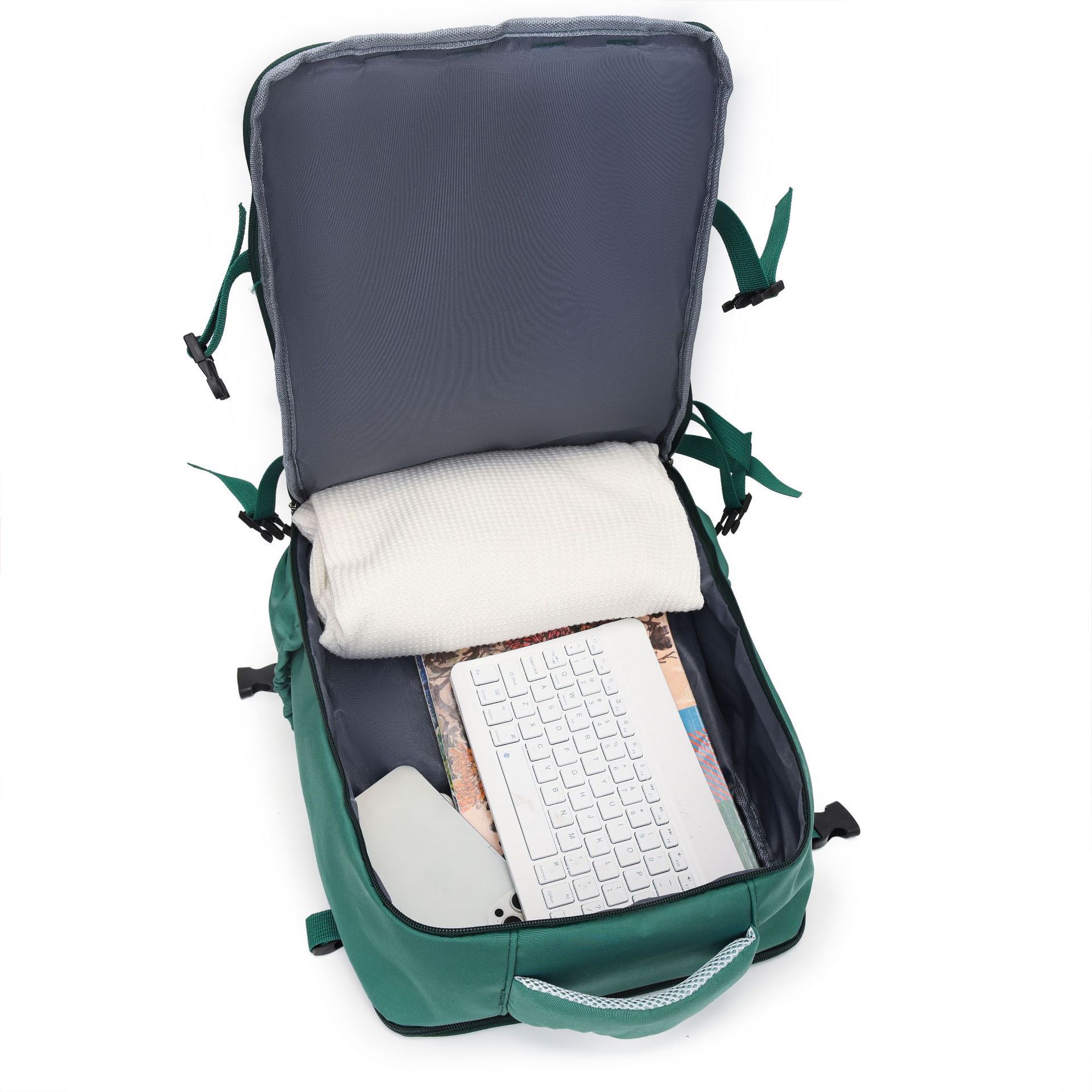 Casual Lightweight Large Capacity Oxford Cloth Backpack for Business Travel And Computer Storage Comfortable Padded Strap