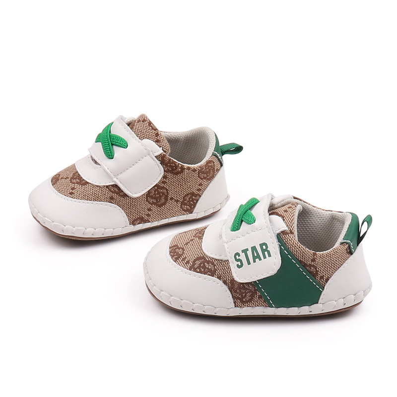 2026 Spring and Autumn Boys and Girls Soft Rubber Sole 0-1 Years Old Baby Anti-Slip Leisure Shoes for Learning to Walk