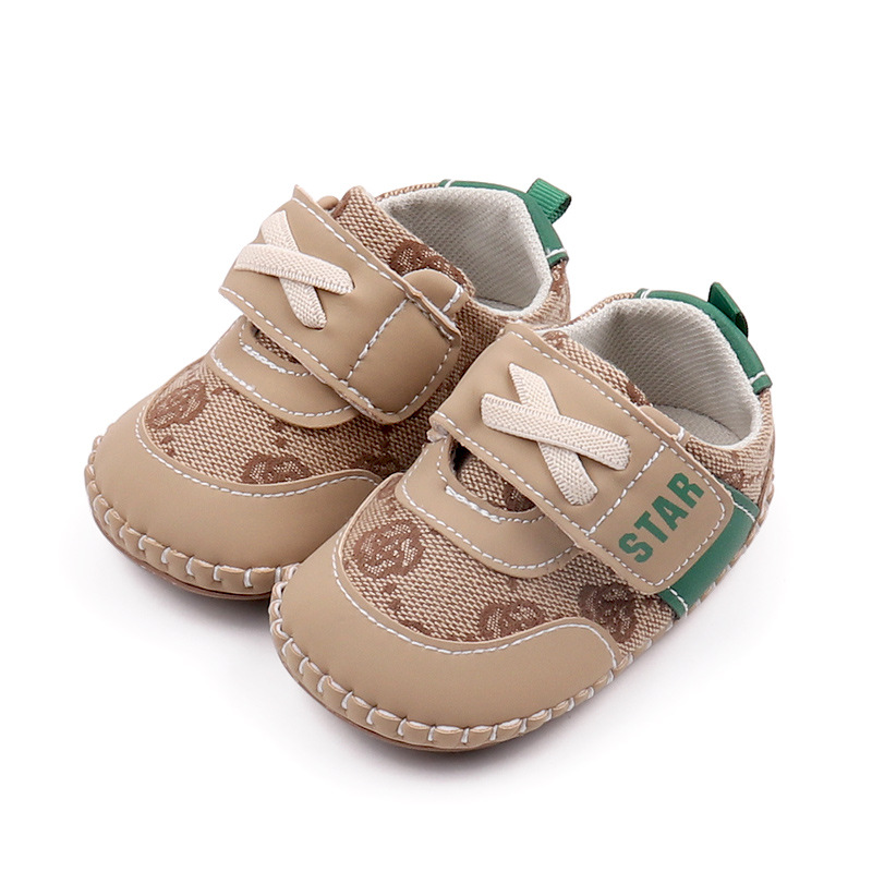2026 Spring and Autumn Boys and Girls Soft Rubber Sole 0-1 Years Old Baby Anti-Slip Leisure Shoes for Learning to Walk