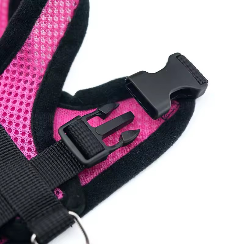 1PC Summer small dog pet chest and back breathable dog chest and back suit cat outdoor traction rope child collar