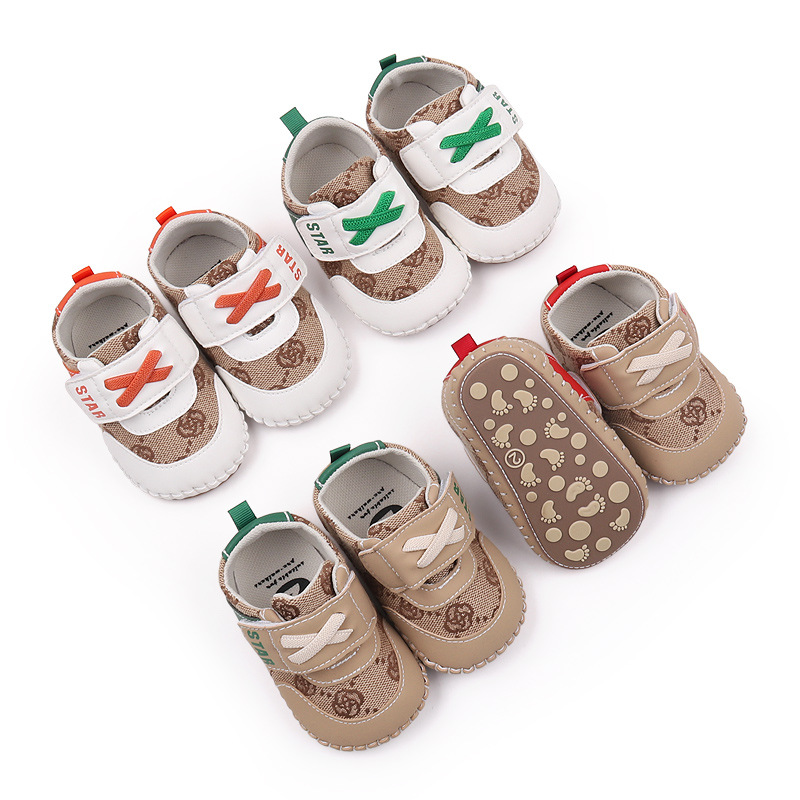 2026 Spring and Autumn Boys and Girls Soft Rubber Sole 0-1 Years Old Baby Anti-Slip Leisure Shoes for Learning to Walk