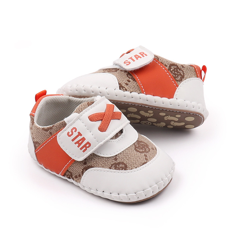 2026 Spring and Autumn Boys and Girls Soft Rubber Sole 0-1 Years Old Baby Anti-Slip Leisure Shoes for Learning to Walk