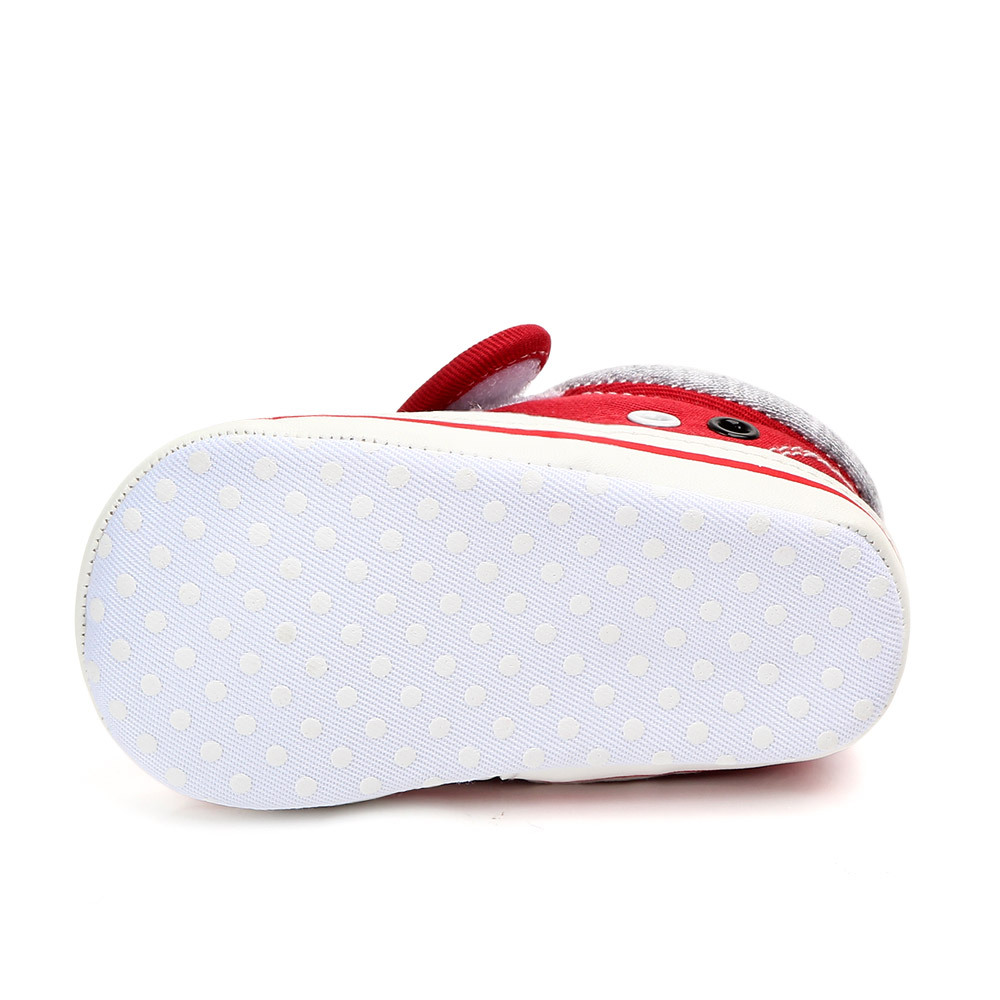 Newborn Baby Shoes, Boys and Girls Baby Shoes, Canvas Baby SAports Shoes, anti Slip Soft Sole, Baby's First Walk 0-18 Months