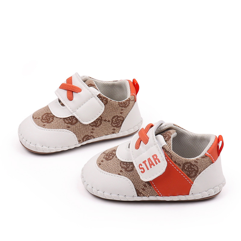 2026 Spring and Autumn Boys and Girls Soft Rubber Sole 0-1 Years Old Baby Anti-Slip Leisure Shoes for Learning to Walk