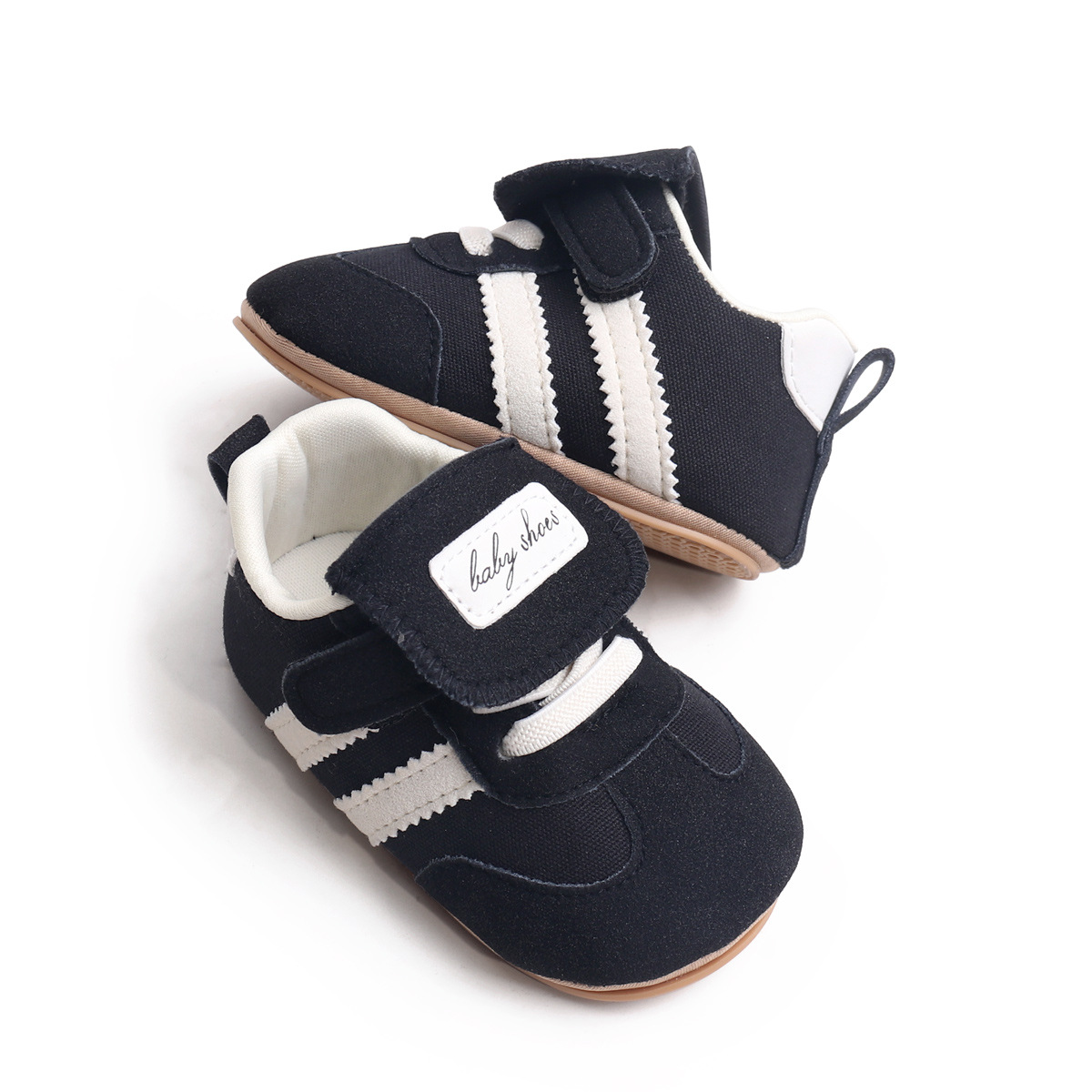 Spring And Summer Newborn Baby Boys And Girls First Walking Shoes Casual Sports Style Indoor Outdoor Toddler Shoes With TPR Sole