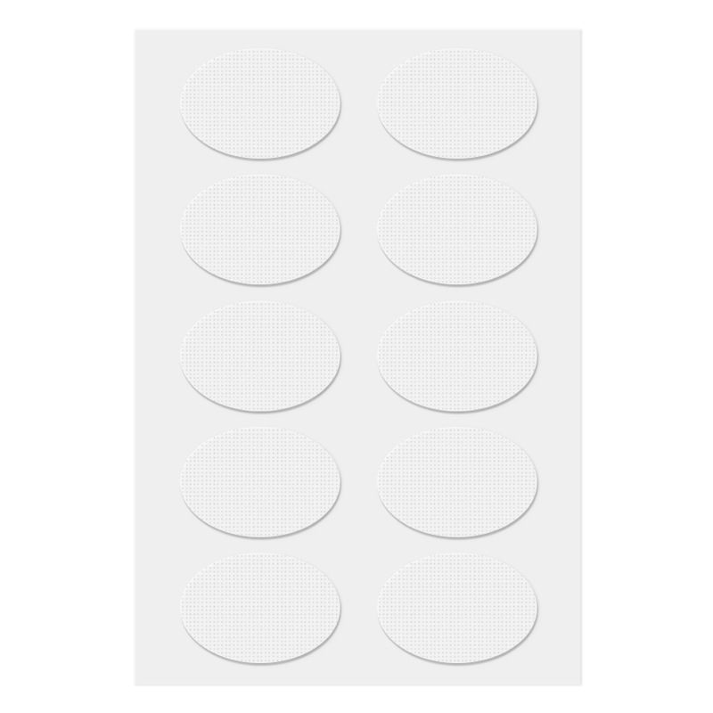100Pcs Clear Invisible Earlobes Protective Stickers For Stretched Ear Lobes And Relieve Strain From Heavy Earrings