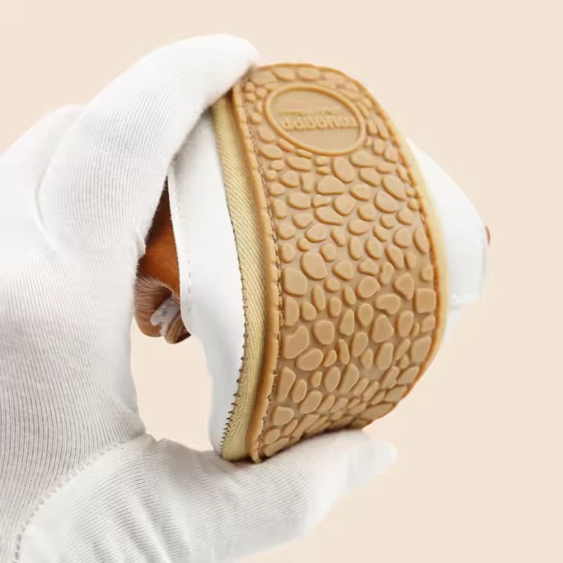 Meckior Baby Boys Girls Shoes Classic Unisex PU Leather Toddler Rubber Sole Anti-slip First Walkers Infant Moccasins Baby Shoes