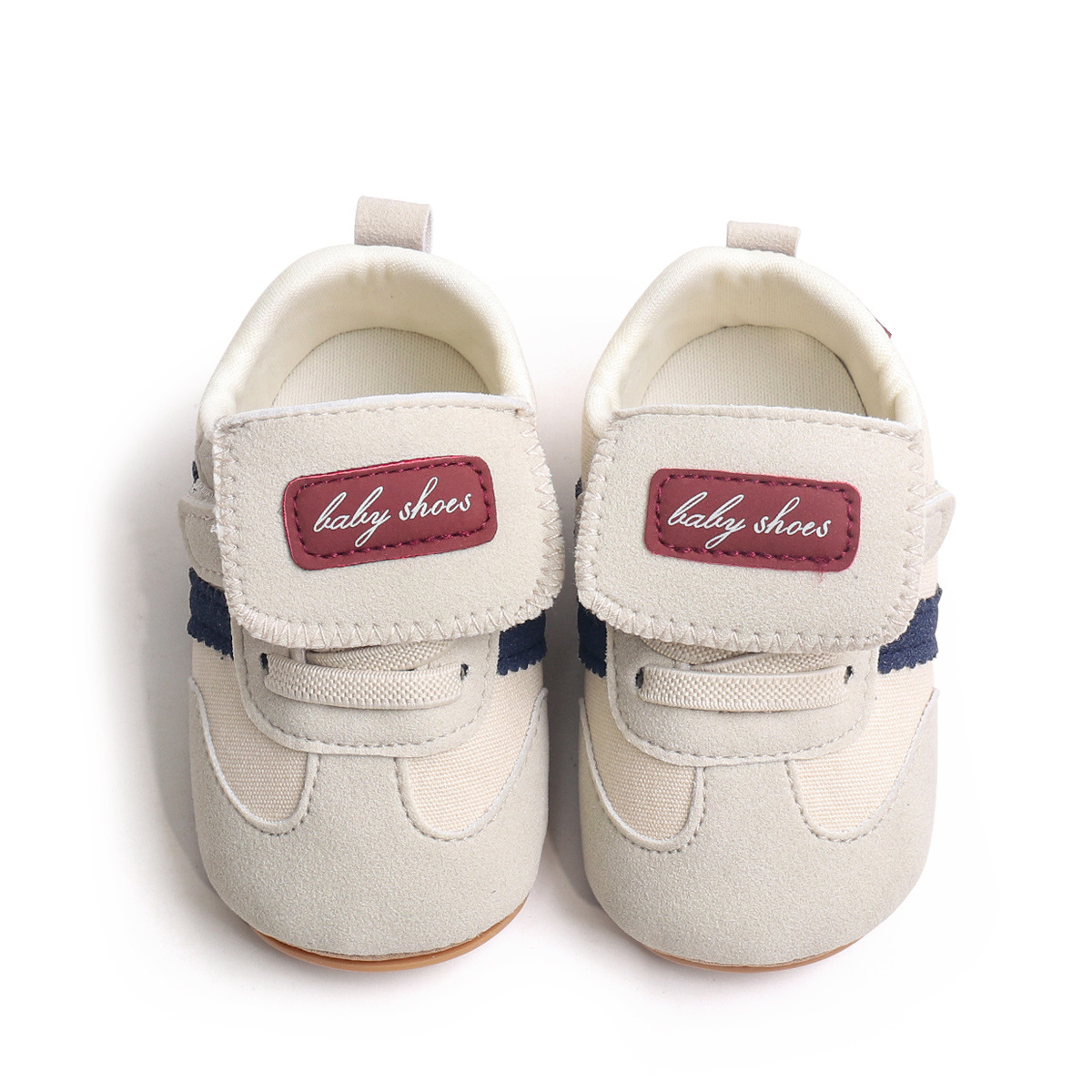 Spring And Summer Newborn Baby Boys And Girls First Walking Shoes Casual Sports Style Indoor Outdoor Toddler Shoes With TPR Sole