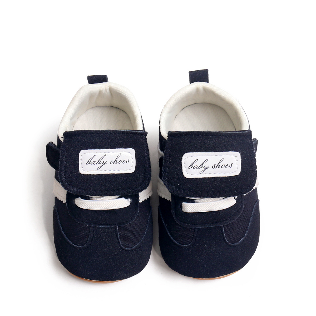Spring And Summer Newborn Baby Boys And Girls First Walking Shoes Casual Sports Style Indoor Outdoor Toddler Shoes With TPR Sole