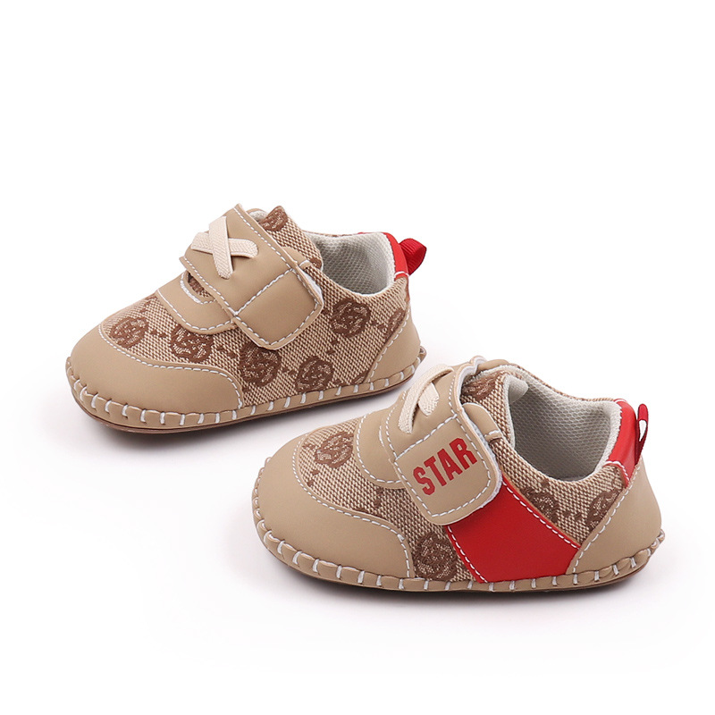 2026 Spring and Autumn Boys and Girls Soft Rubber Sole 0-1 Years Old Baby Anti-Slip Leisure Shoes for Learning to Walk
