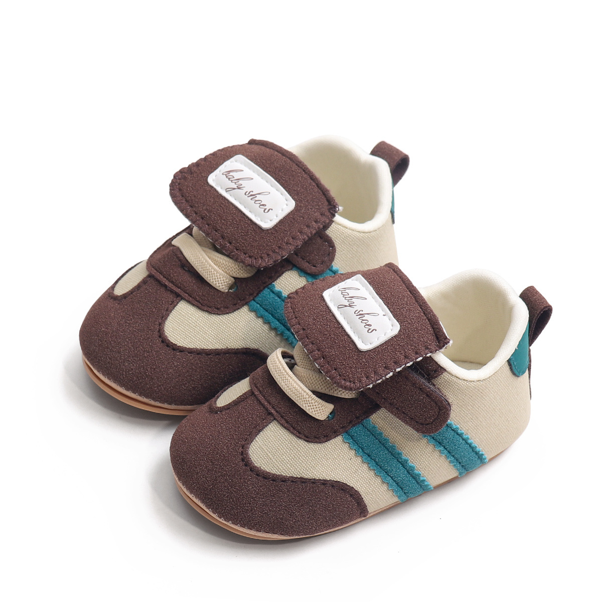 Spring And Summer Newborn Baby Boys And Girls First Walking Shoes Casual Sports Style Indoor Outdoor Toddler Shoes With TPR Sole