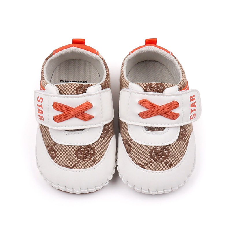 2026 Spring and Autumn Boys and Girls Soft Rubber Sole 0-1 Years Old Baby Anti-Slip Leisure Shoes for Learning to Walk