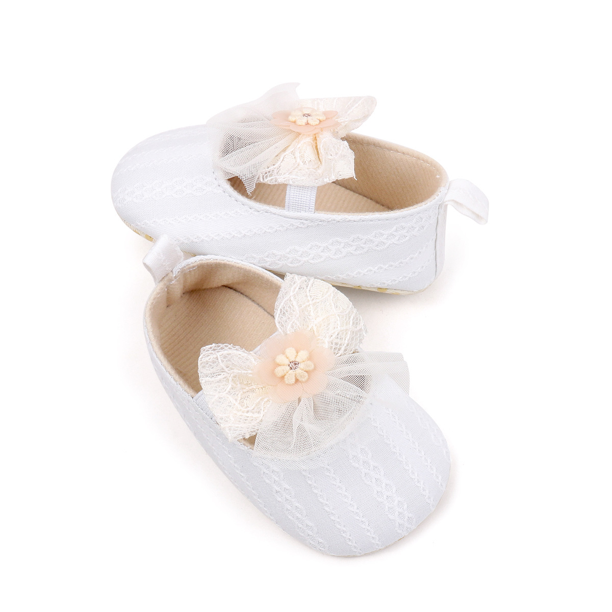 2026 New Design For 0-18M Baby Girls First Walking Beautiful Toddler Shoes With Comfortable Sole Newborn Pre-walking Shoes