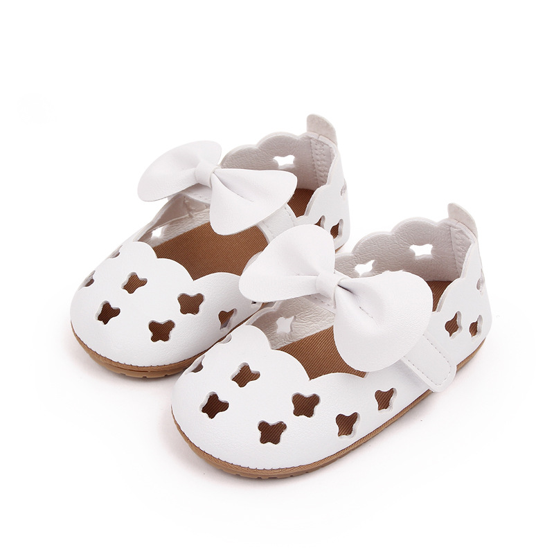 Infant Baby Girl Sandals Toddler Shoes Newborn Sandales Soft Rubber Sole Cute Bow Baby Shoes