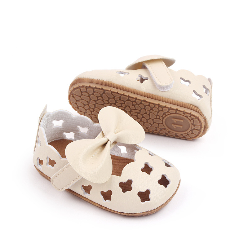 Infant Baby Girl Sandals Toddler Shoes Newborn Sandales Soft Rubber Sole Cute Bow Baby Shoes