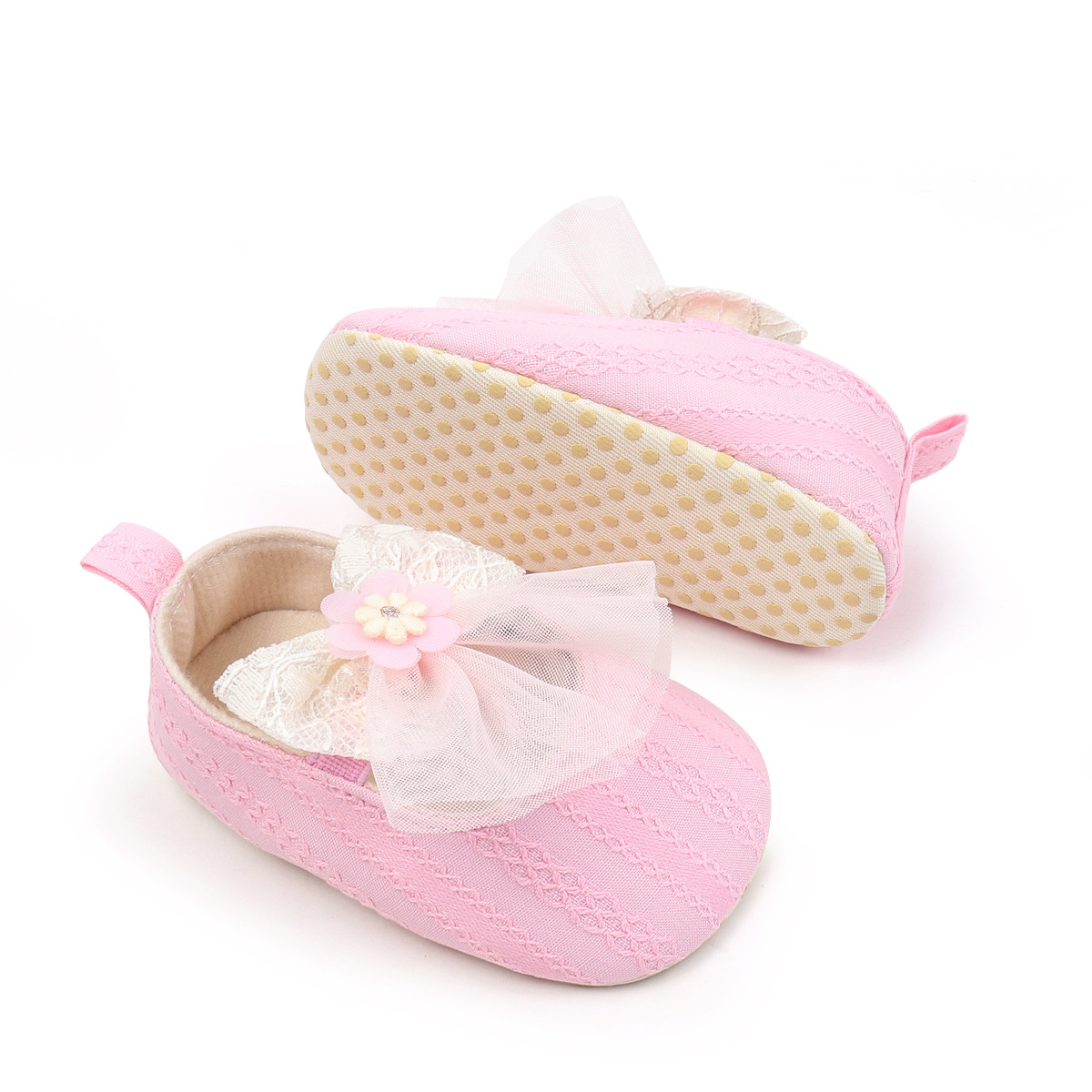 2026 New Design For 0-18M Baby Girls First Walking Beautiful Toddler Shoes With Comfortable Sole Newborn Pre-walking Shoes
